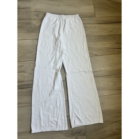 ONE MILE Archie Pants in White Womens Size M Knit - Picture 7 of 7